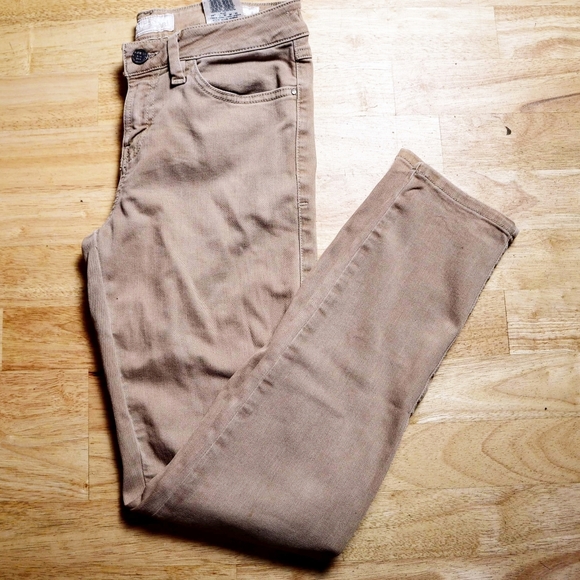 GUESS JEANS Brittney Khaki Skinny Pants - Picture 2 of 8